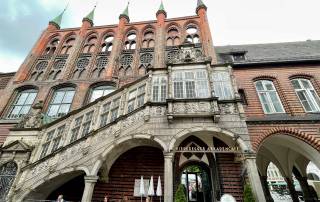 Rathaustreppe Staircase at Lubeck City-Hall Rathaustreppe Staircase at Lubeck City-Hall