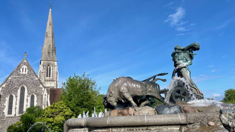 Saint Alban's and the Gefion, Copenhagen
