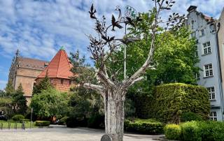 Straw Tower and Millenium Tree, Gdansk Straw Tower and Millenium Tree, Gdansk