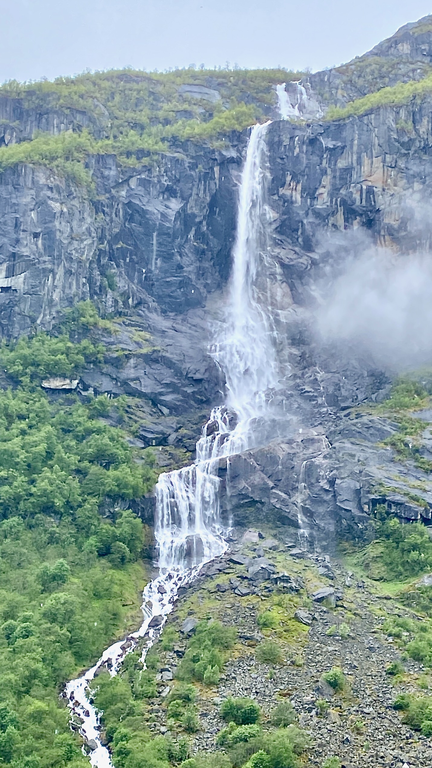 Volefossen near Briksdal Glacier, Olden