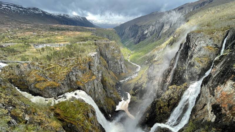 Voringsfossen Waterfall, Eidfjord