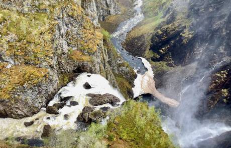 Voringsfossen Waterfall, Eidfjord Voringsfossen Waterfall, Eidfjord