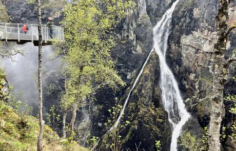 Voringsfossen Waterfall, Eidfjord Voringsfossen Waterfall, Eidfjord
