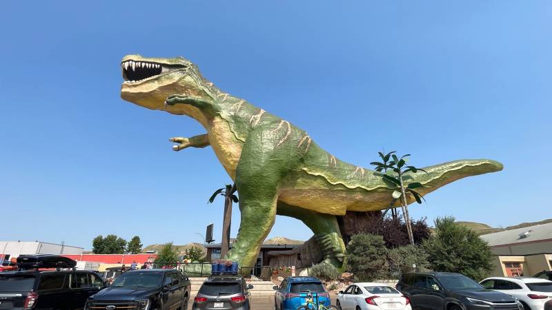 Drumheller Dinosaur Statue