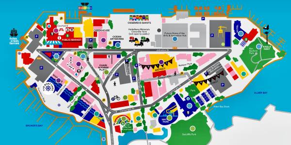 Granville Island Map