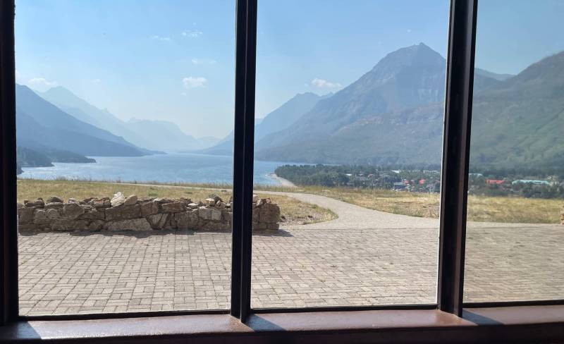 Prince of Wales Hotel Lobby Windows