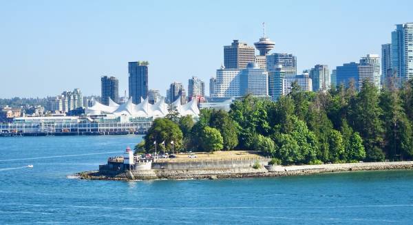 Stanley Park and Canada Place