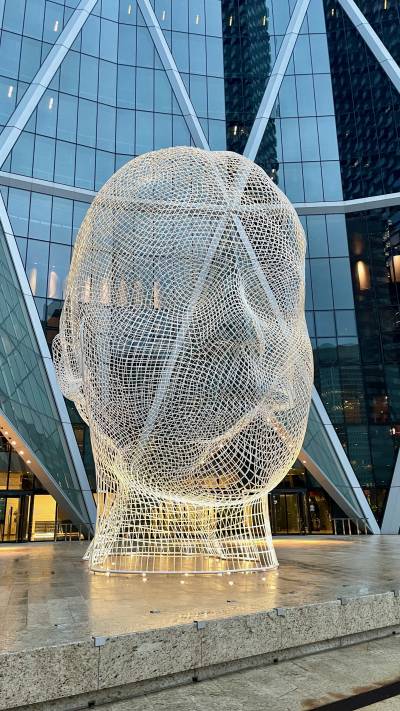 Wonderland Sculpture Three Days in Calgary